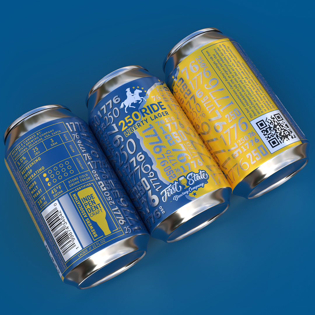 Introducing: The 250 Ride Liberty Lager! | First State Brewing Company